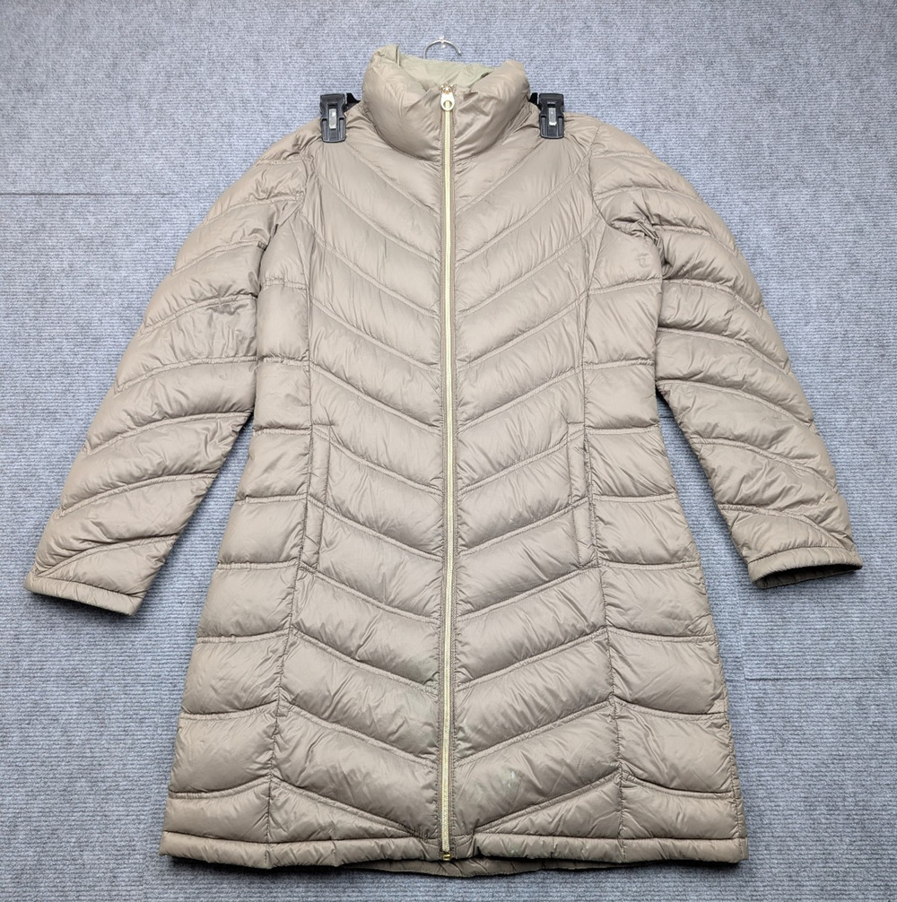 Calvin Klein Packable Down Puffer Jacket Womens Small Lightweight Outdoor Long
